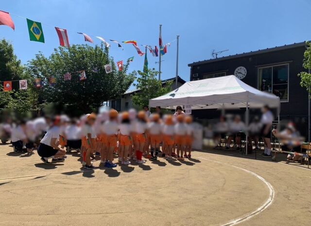 今日は丸山旭保育園の運動会に呼んでいただきました。子どもたちの頑張る姿、可愛かった😆
#鈴木和美　#船橋市議会議員　#運動会